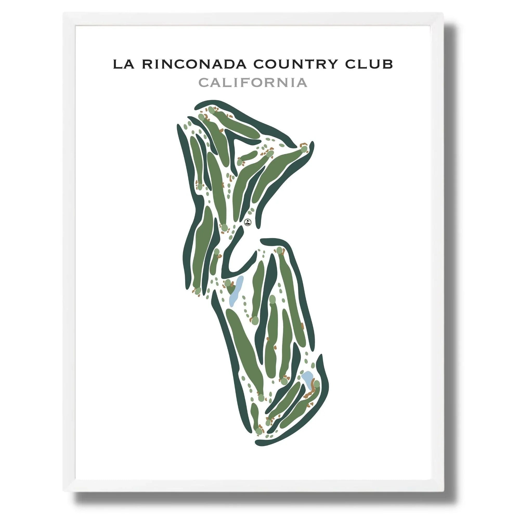 La Rinconada Country Club, California - Printed Golf Courses