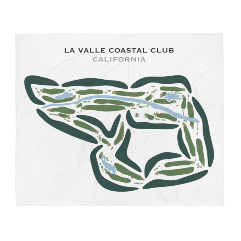 La Valle Coastal Club, California - Printed Golf Courses