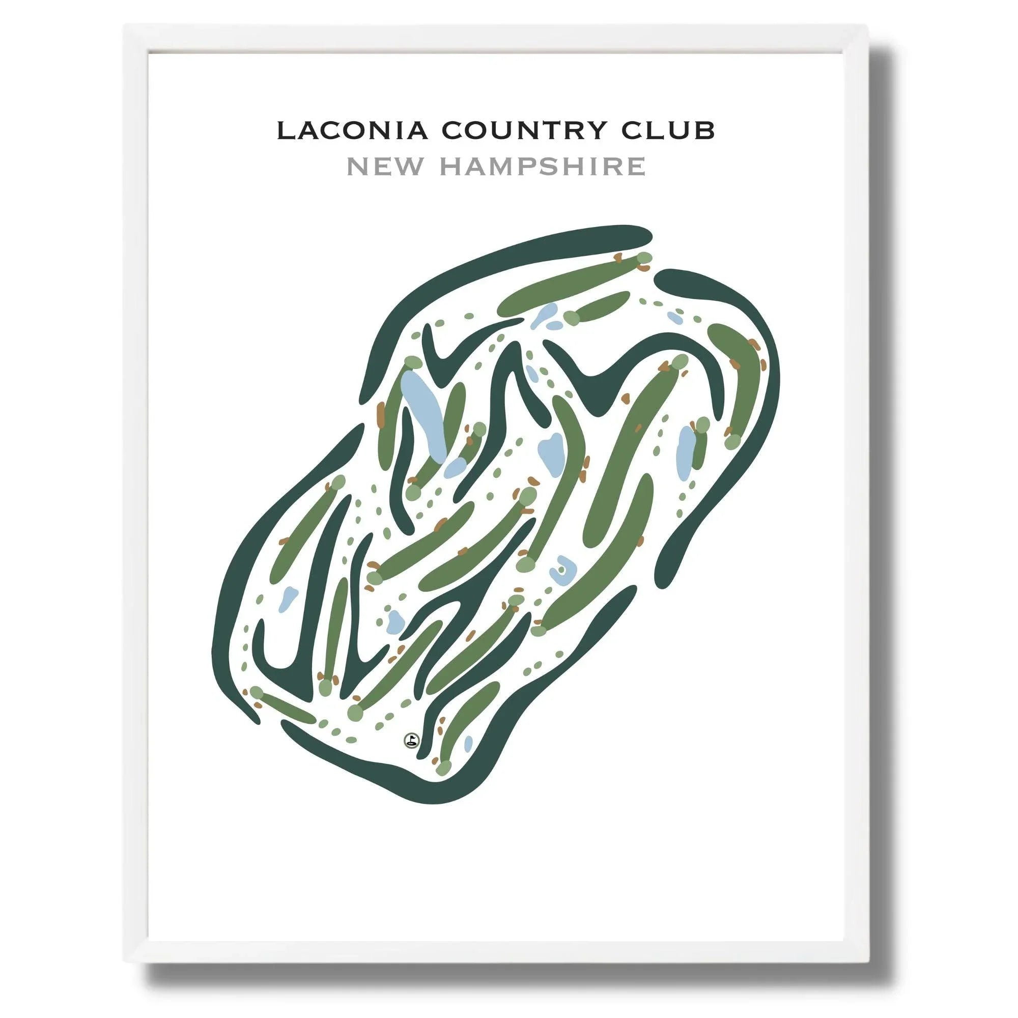 Laconia Country Club, New Hampshire - Printed Golf Courses