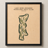 Lady Bird Johnson Municipal Golf Club, Texas - Printed Golf Courses
