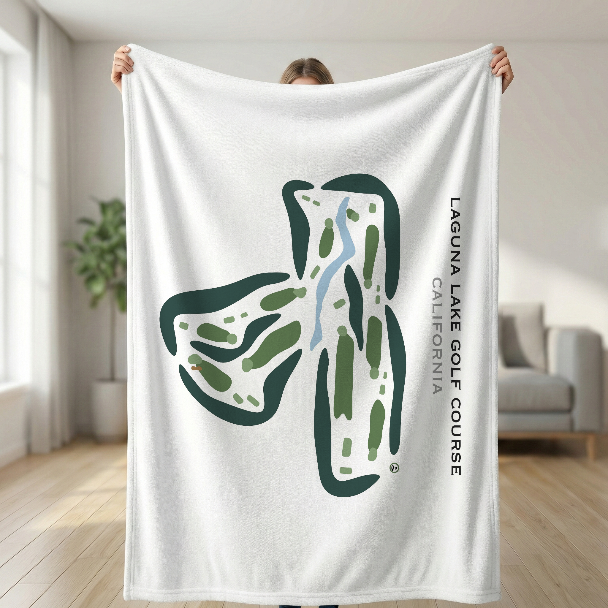 Laguna Lake Golf Course, California - Printed Golf Courses