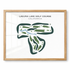 Laguna Lake Golf Course, California - Printed Golf Courses