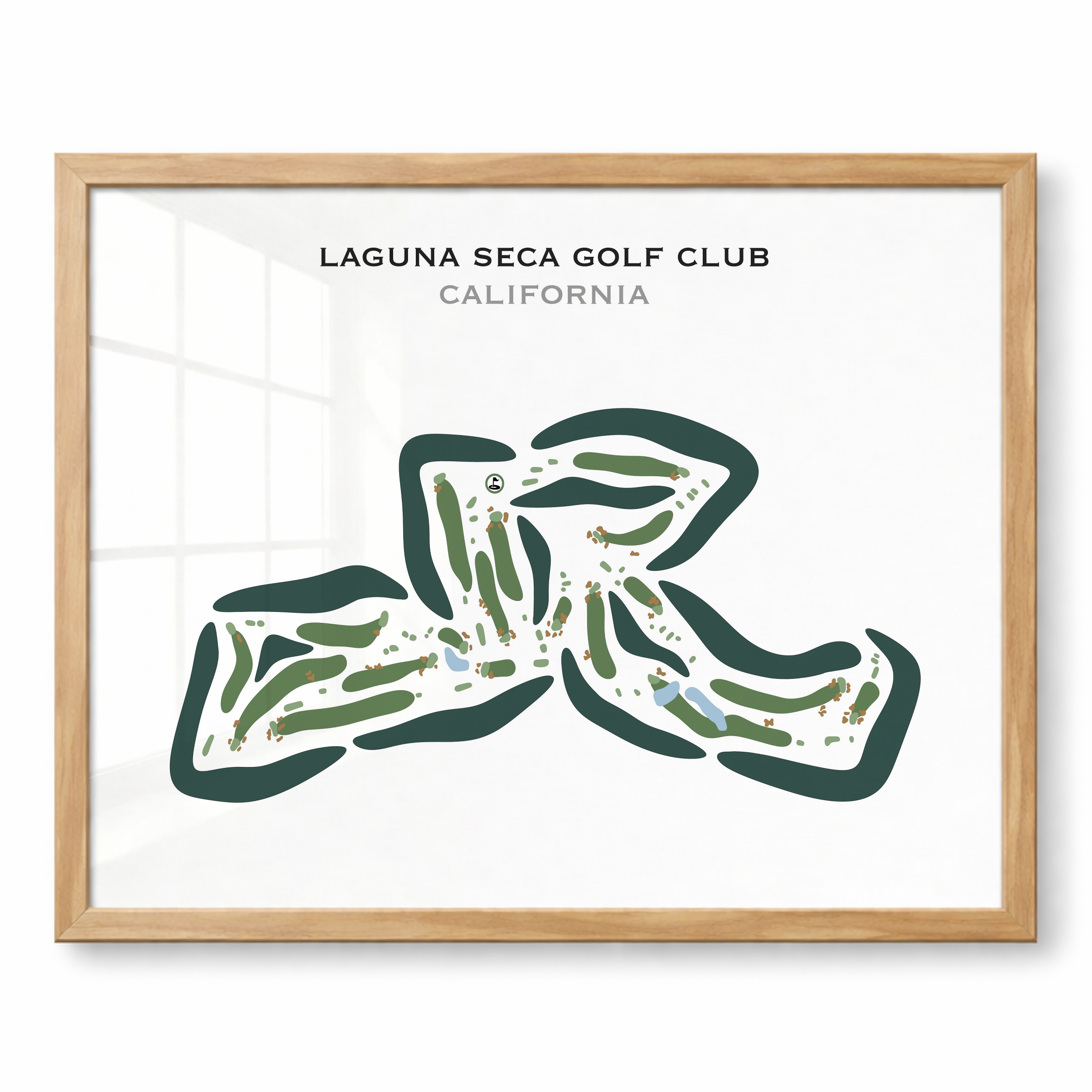 Laguna Seca Golf Club, California - Printed Golf Courses