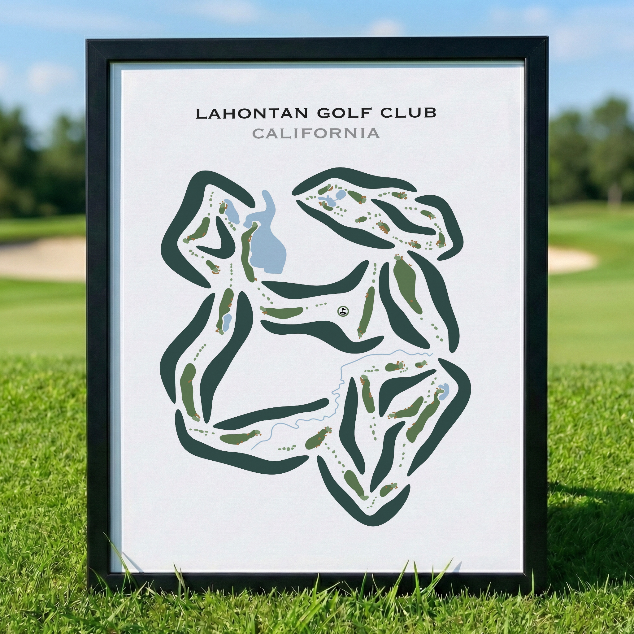 Lahontan Golf Club, California - Printed Golf Courses