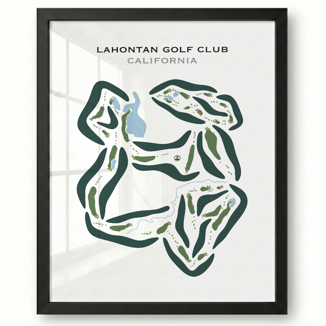 Lahontan Golf Club, California - Printed Golf Courses
