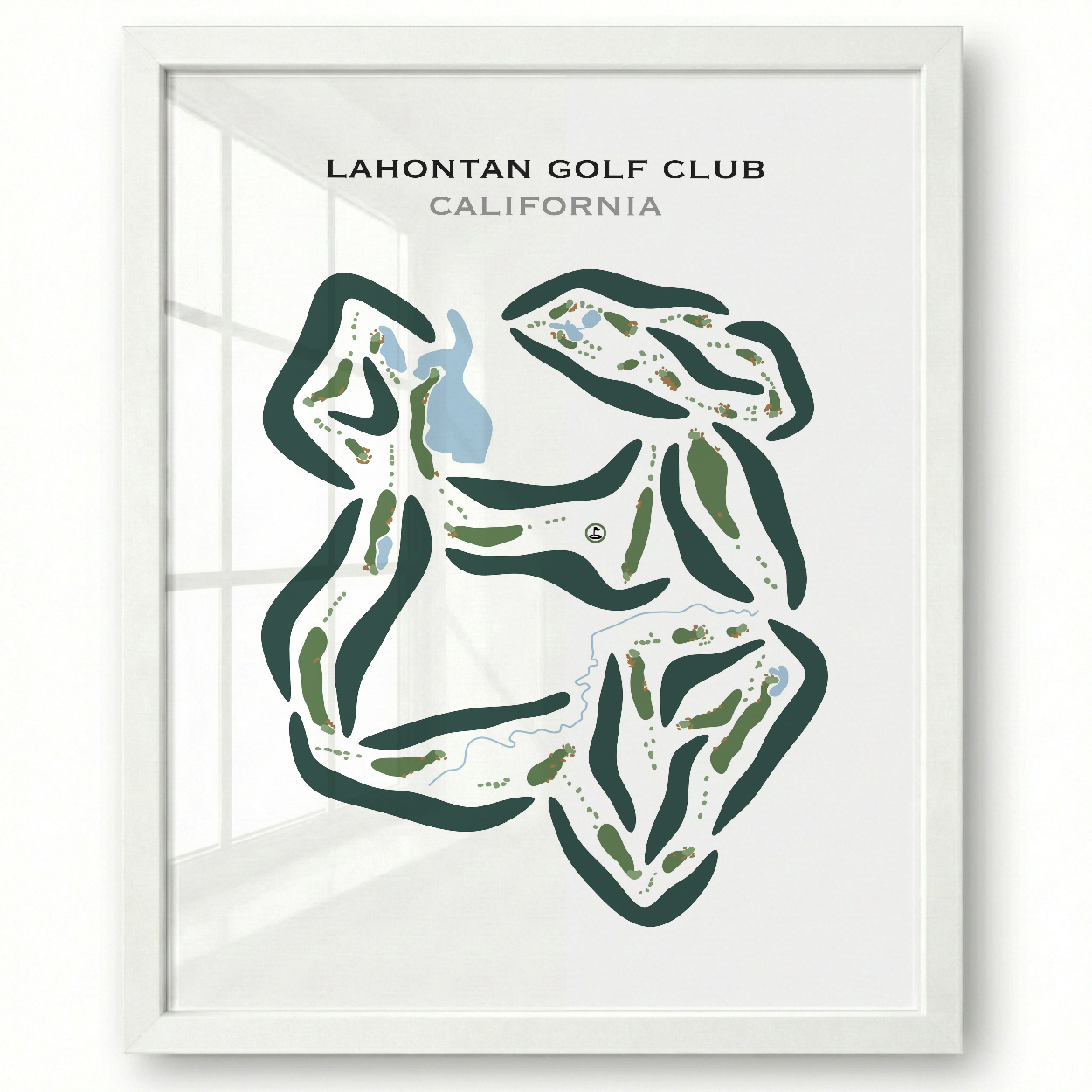 Lahontan Golf Club, California - Printed Golf Courses