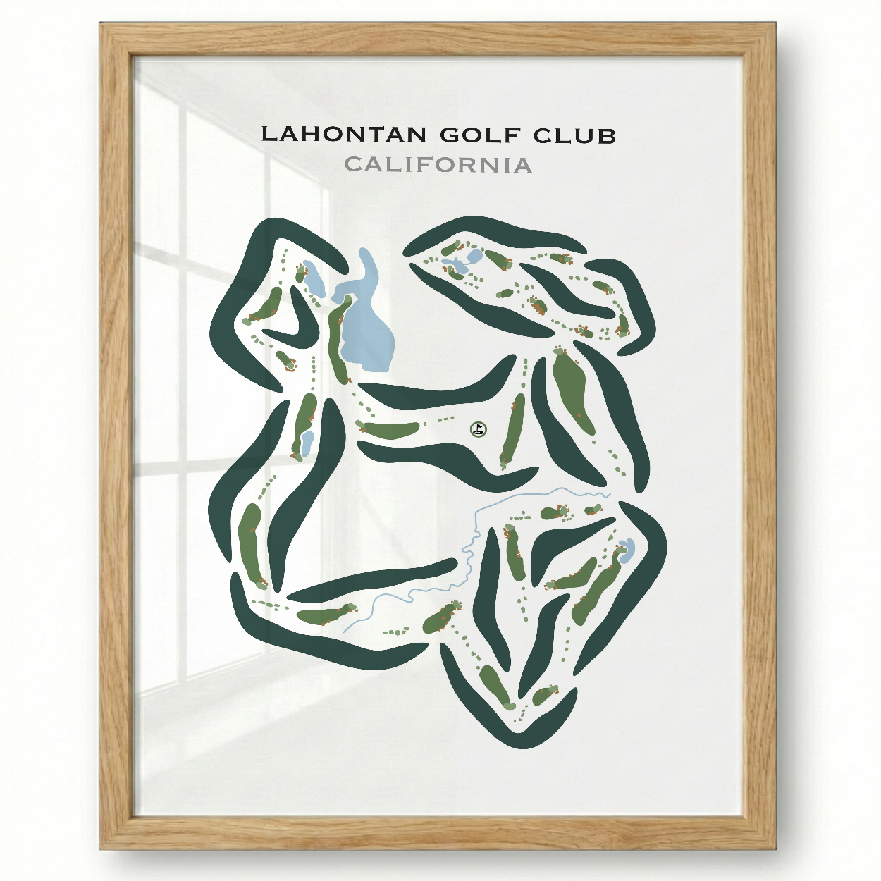 Lahontan Golf Club, California - Printed Golf Courses