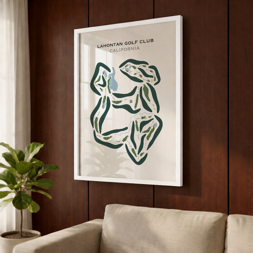 Lahontan Golf Club, California - Printed Golf Courses
