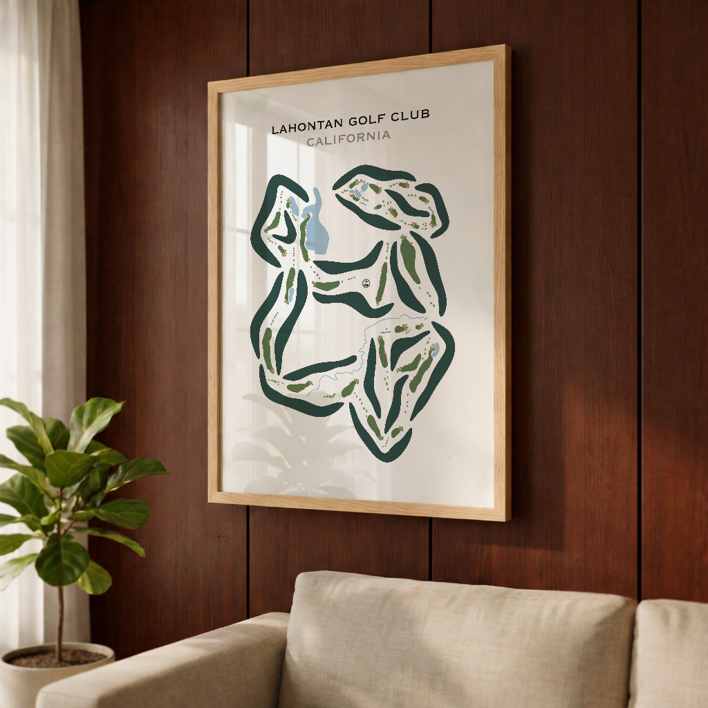 Lahontan Golf Club, California - Printed Golf Courses