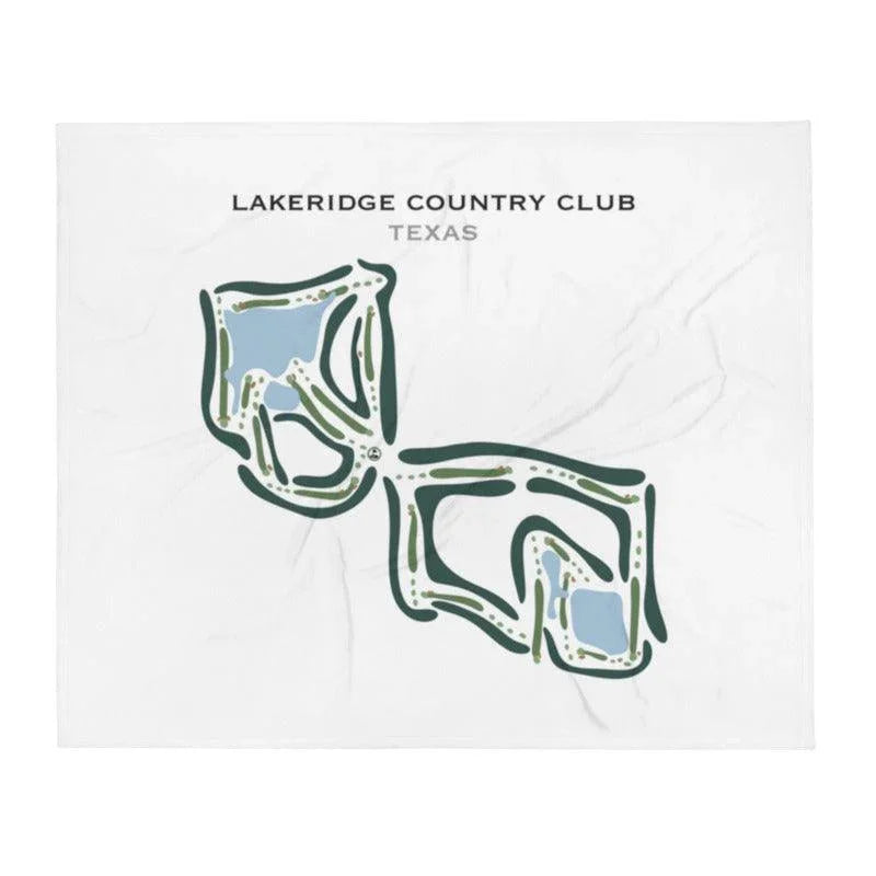 Lakeridge Country Club, Texas - Printed Golf Courses