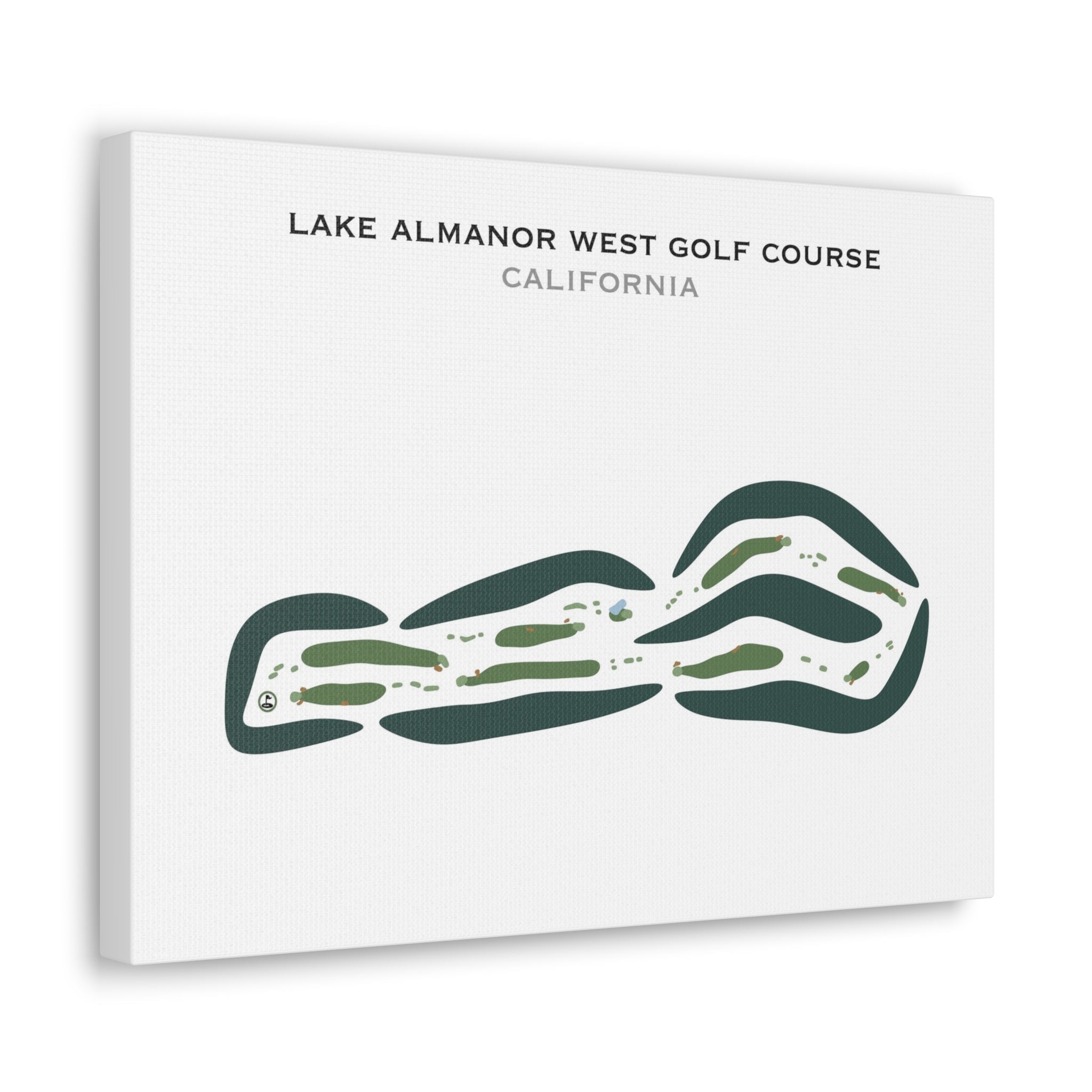 Lake Almanor West Golf Course, California - Printed Golf Courses