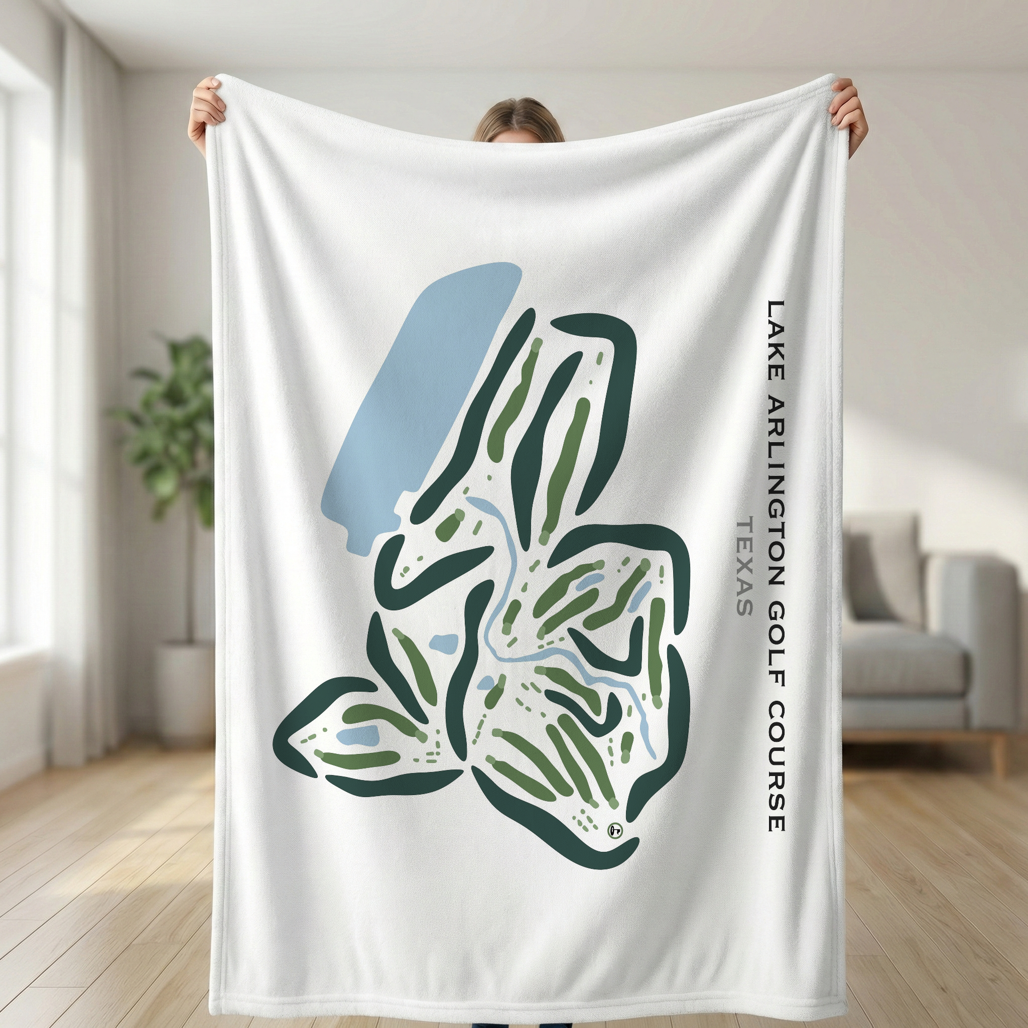 Lake Arlington Golf Course, Texas - Printed Golf Courses