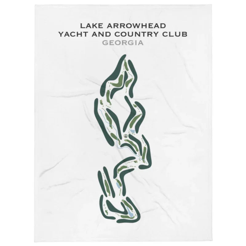 Lake Arrowhead Yacht & Country Club, Georgia - Printed Golf Course