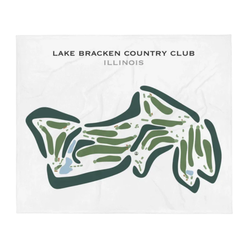 Lake Bracken Country Club, Illinois - Printed Golf Courses