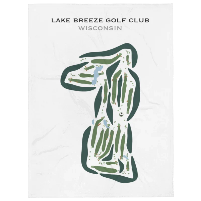 Lake Breeze Golf Club, Wisconsin - Printed Golf Courses