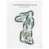 Lake Breeze Golf Club, Wisconsin - Printed Golf Courses