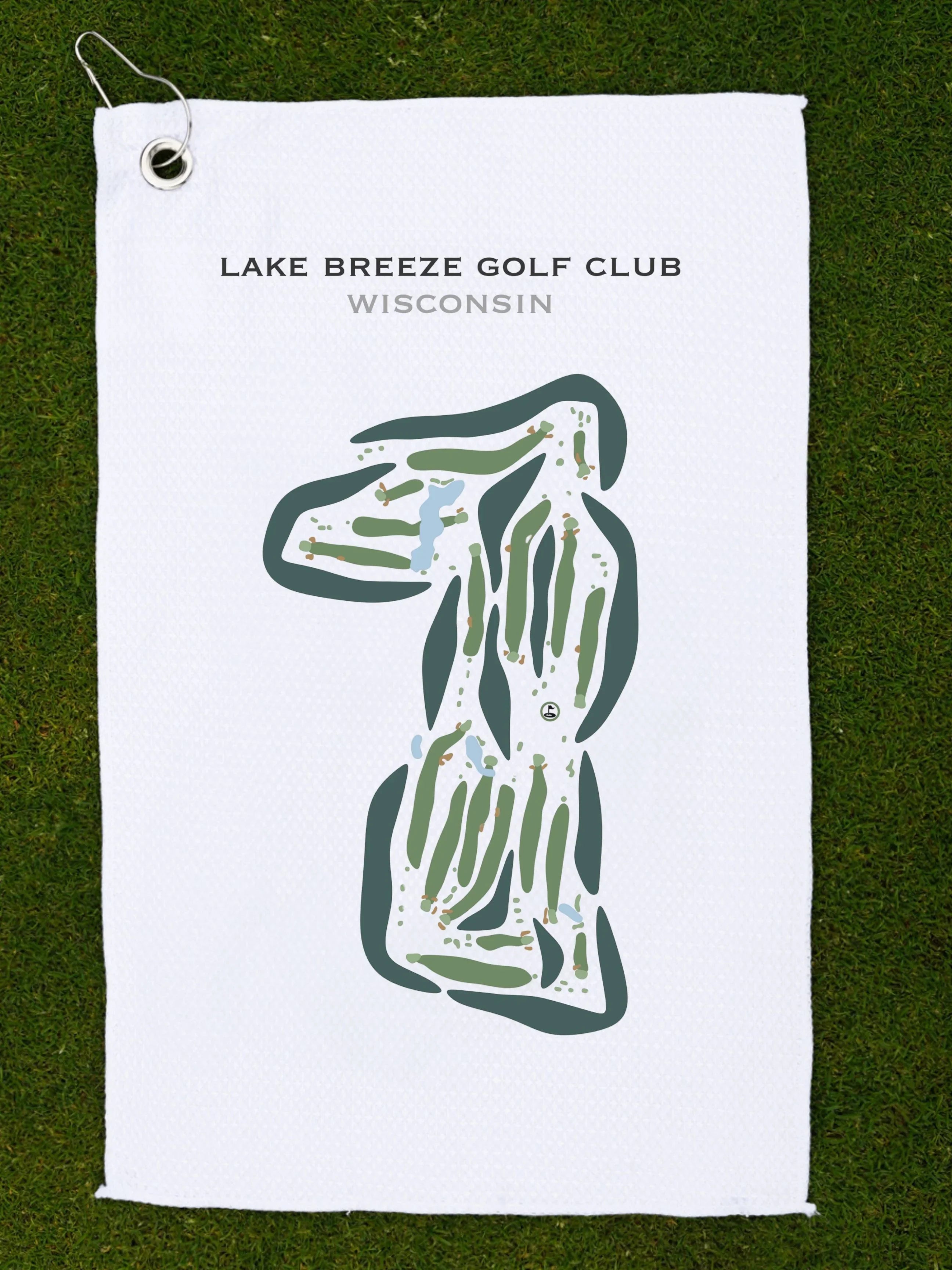 Lake Breeze Golf Club, Wisconsin - Printed Golf Courses