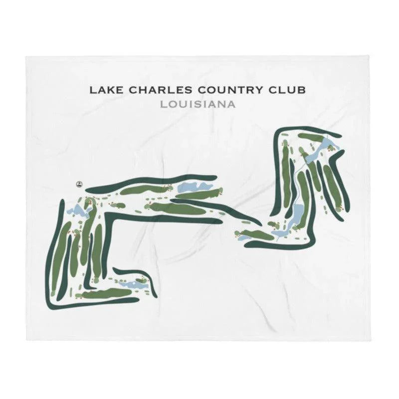 Lake Charles Country Club, Louisiana - Printed Golf Courses