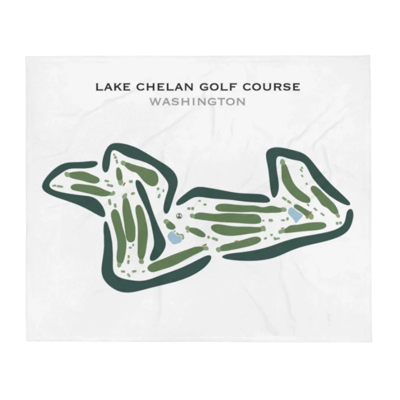 Lake Chelan Golf Course, Washington - Printed Golf Course