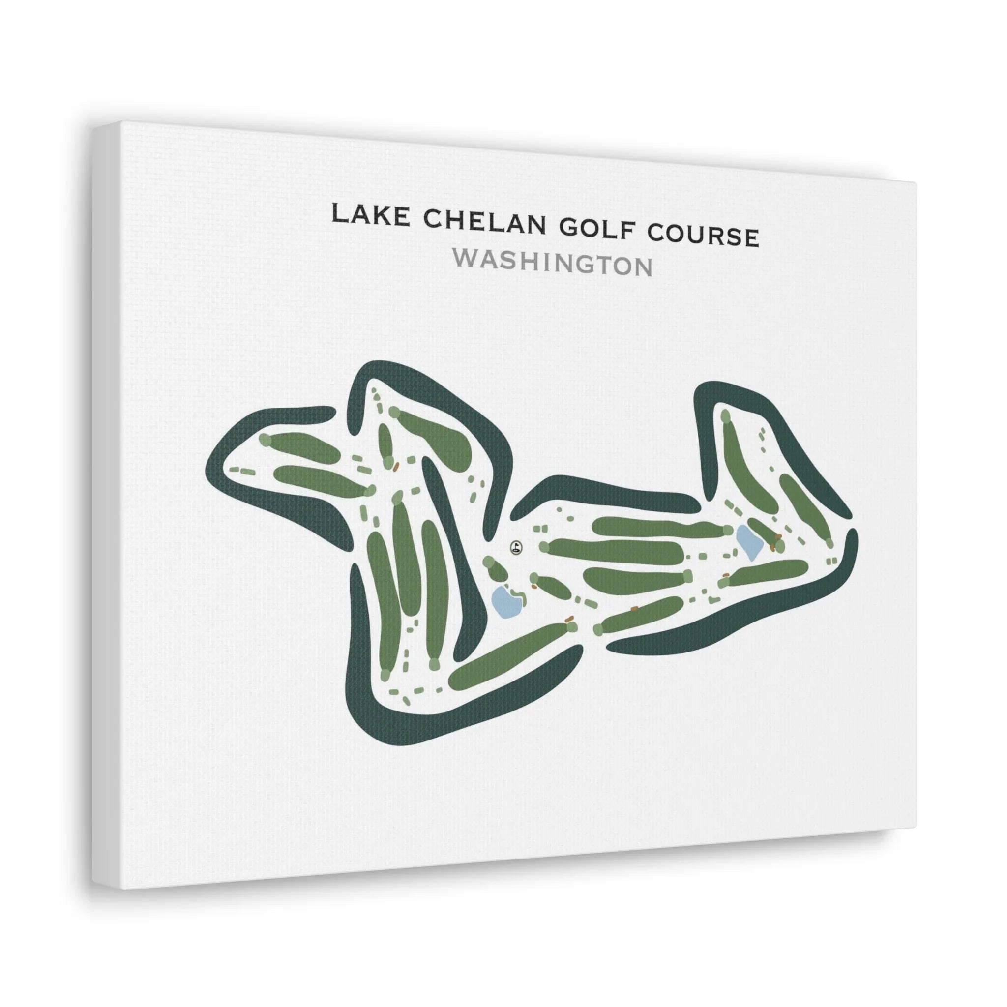 Lake Chelan Golf Course, Washington - Printed Golf Course