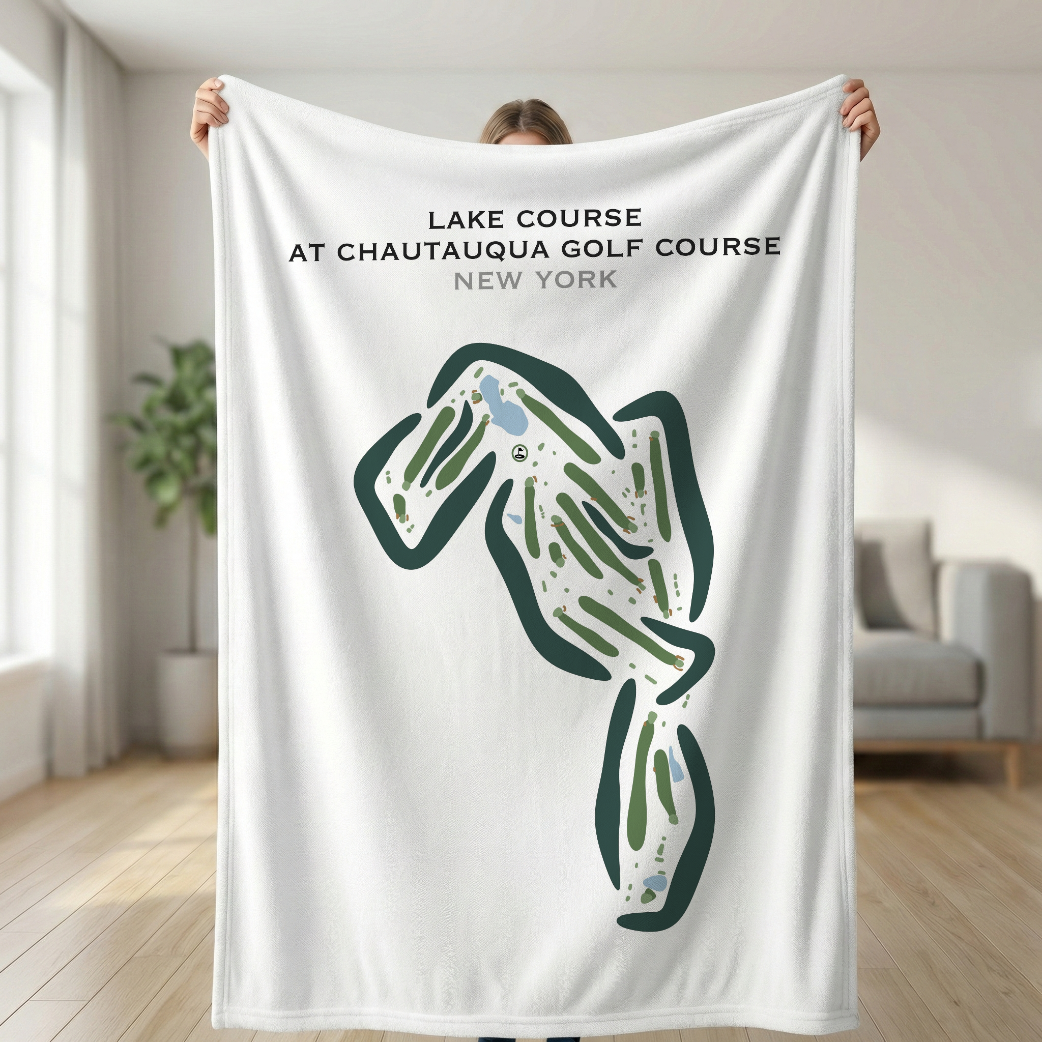 Lake Course at Chautauqua Golf Course, New York - Printed Golf Courses