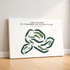 Lake Course at Cinnabar Hills Golf Club, California - Printed Golf Courses