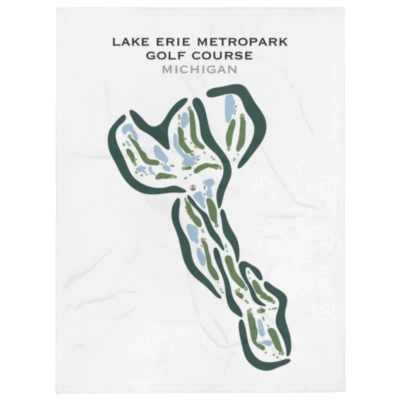 Lake Erie Metropark Golf Course, Michigan - Printed Golf Courses