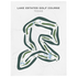 Lake Estates Golf Course, Texas - Printed Golf Courses