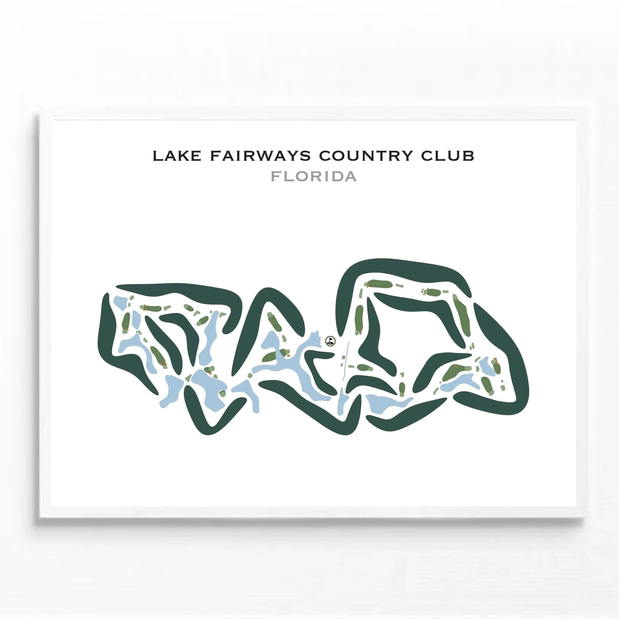 Lake Fairways Country Club, Florida - Printed Golf Courses