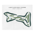 Lake Floyd Golf Course, West Virginia - Printed Golf Courses