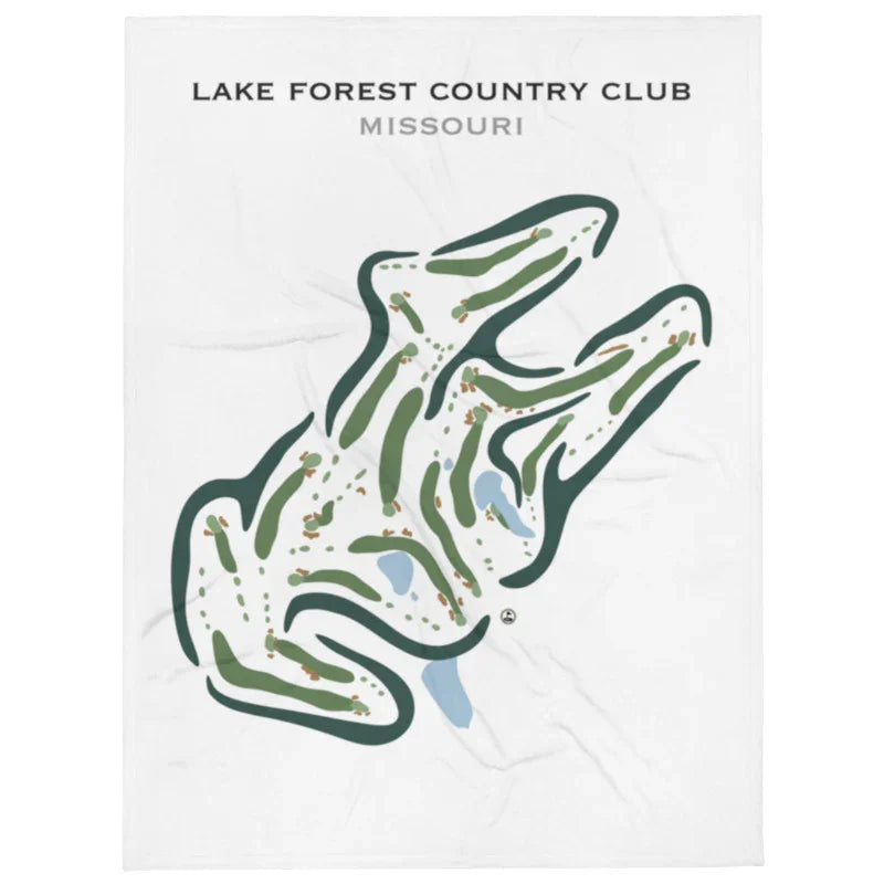 Lake Forest Country Club, Missouri - Printed Golf Courses
