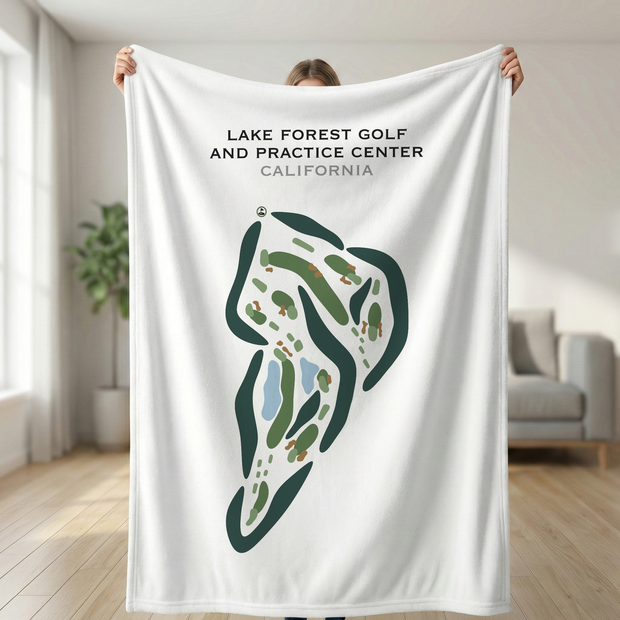 Lake Forest Golf & Practice Center, California - Printed Golf Courses