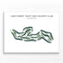 Lake Forest Yacht & Country Club, Alabama - Printed Golf Courses