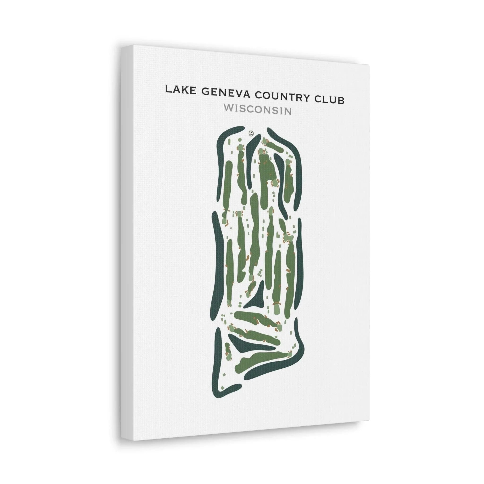 Lake Geneva Country Club, Wisconsin - Printed Golf Course