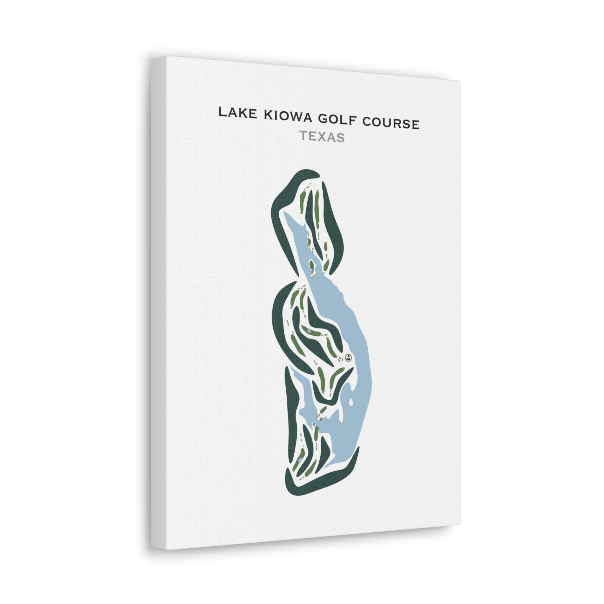 Lake Kiowa Golf Course, Texas - Printed Golf Courses