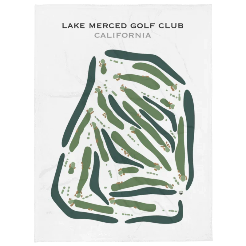 Lake Merced Golf Club, California - Printed Golf Courses