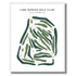 Lake Merced Golf Club, California - Printed Golf Courses