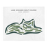 Lake Mohawk Golf Course, New Jersey - Printed Golf Course