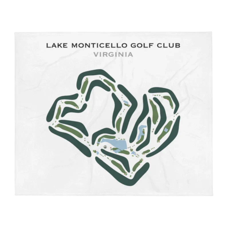 Lake Monticello Golf Course, Virginia - Printed Golf Courses