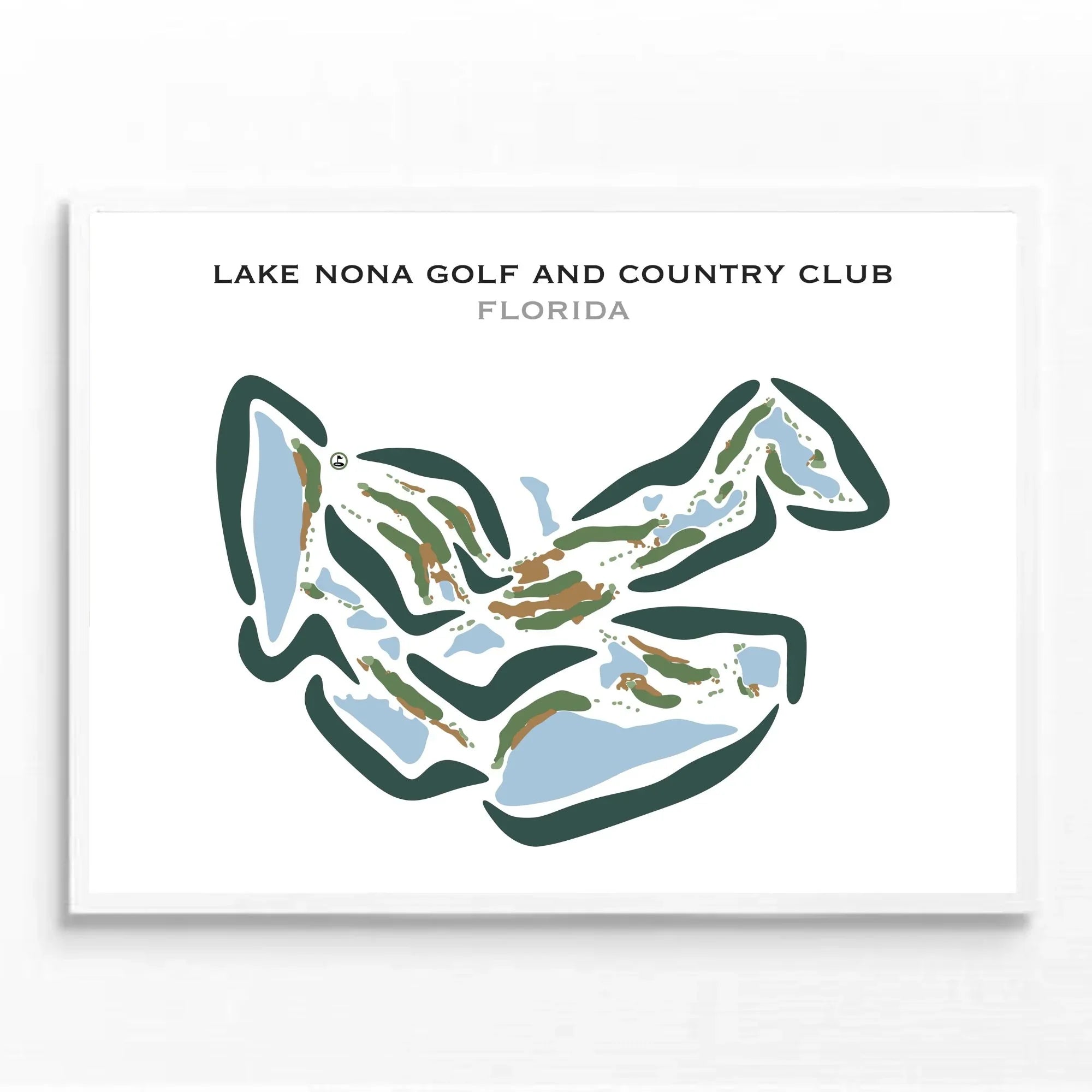 Lake Nona Golf & Country Club, Florida - Printed Golf Courses