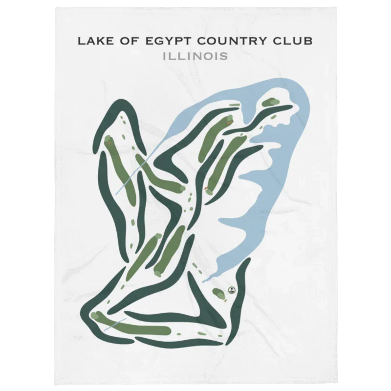 Lake of Egypt Country Club, Illinois - Printed Golf Courses