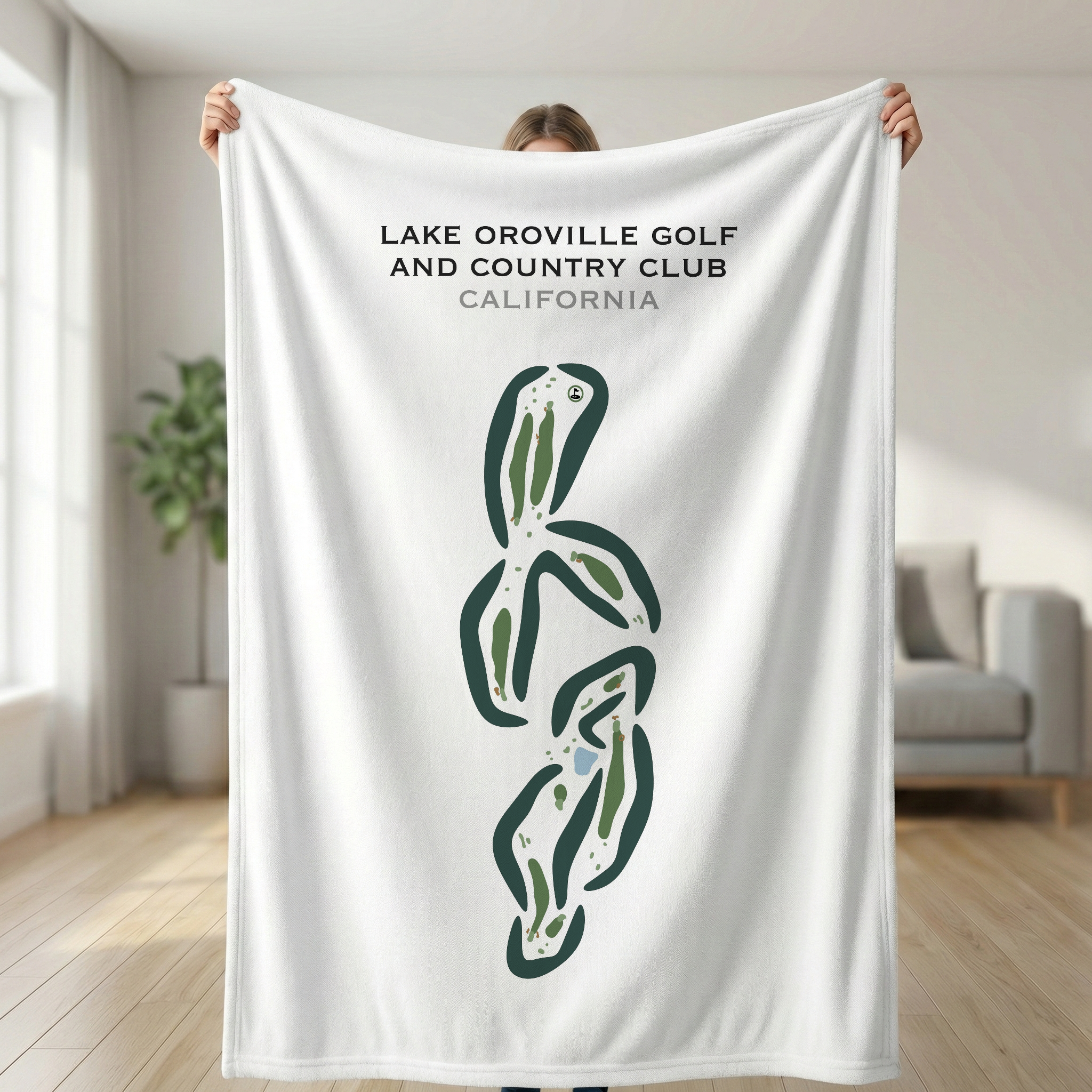 Lake Oroville Golf & Country Club, California - Printed Golf Courses