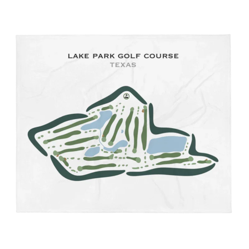 Lake Park Golf Course, Texas - Printed Golf Courses