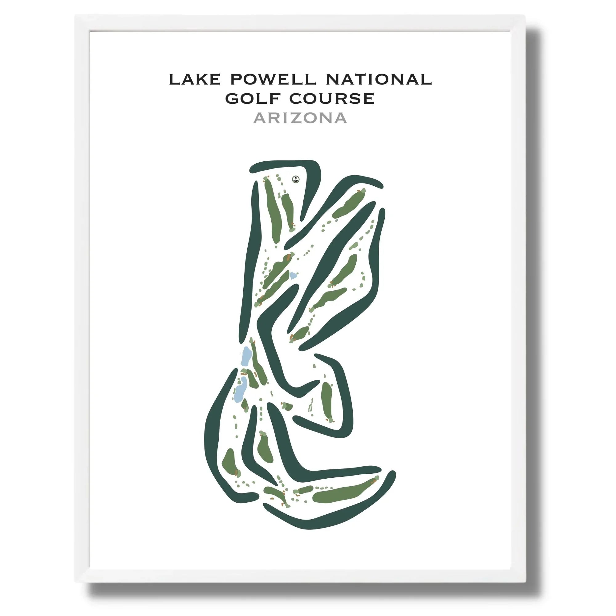 Lake Powell National Golf Course, Arizona - Printed Golf Courses