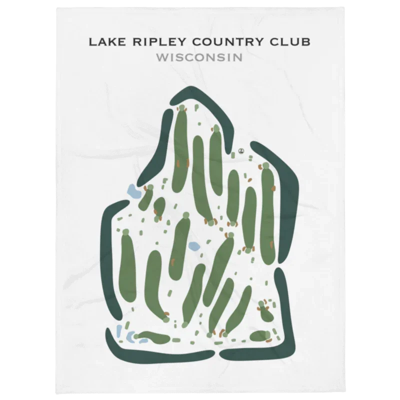 Lake Ripley Country Club - Golf Course, Wisconsin - Printed Golf Courses