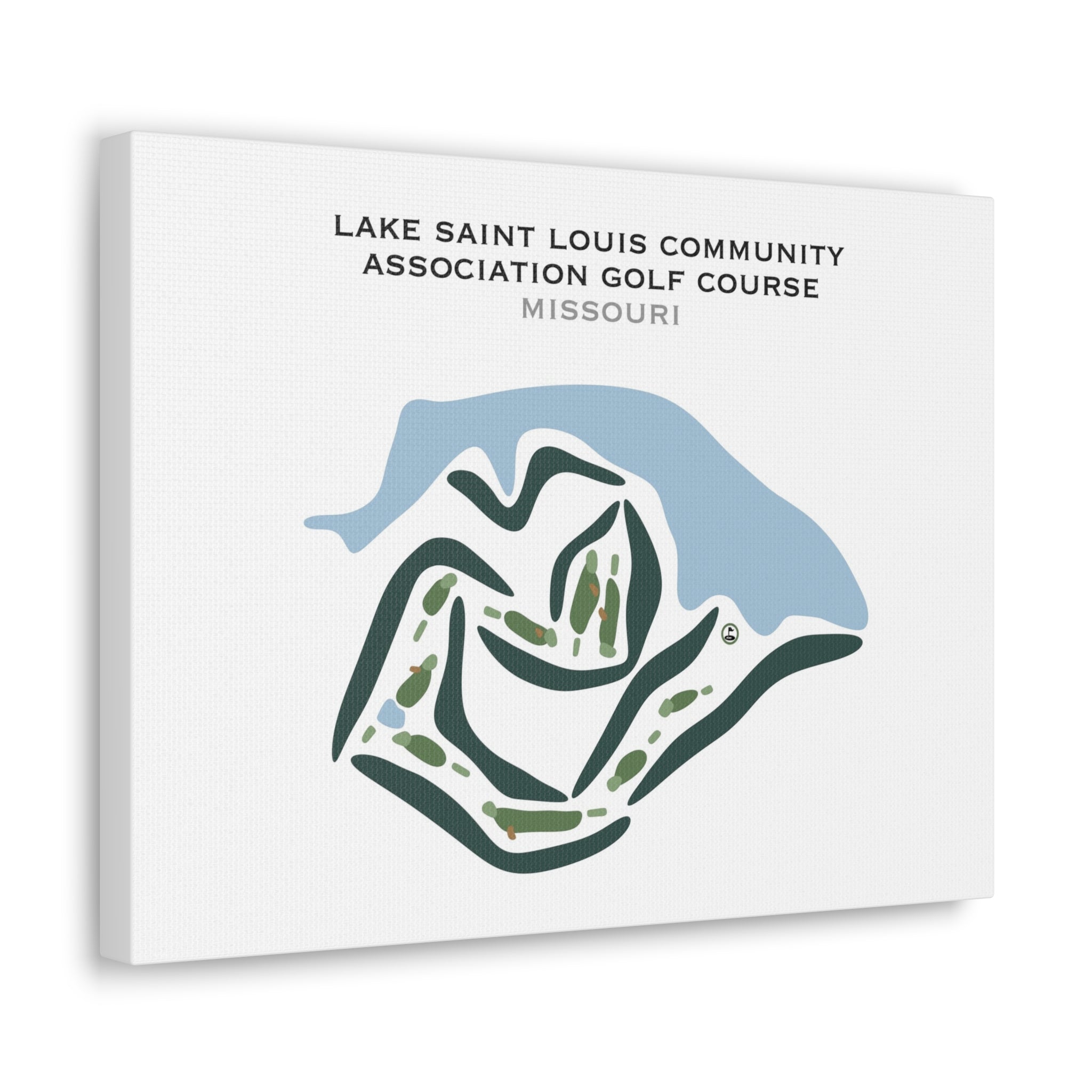 Lake Saint Louis Community Association Golf Course, Missouri- Printed Golf Courses