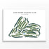 Lake Shore Country Club, Illinois - Printed Golf Course