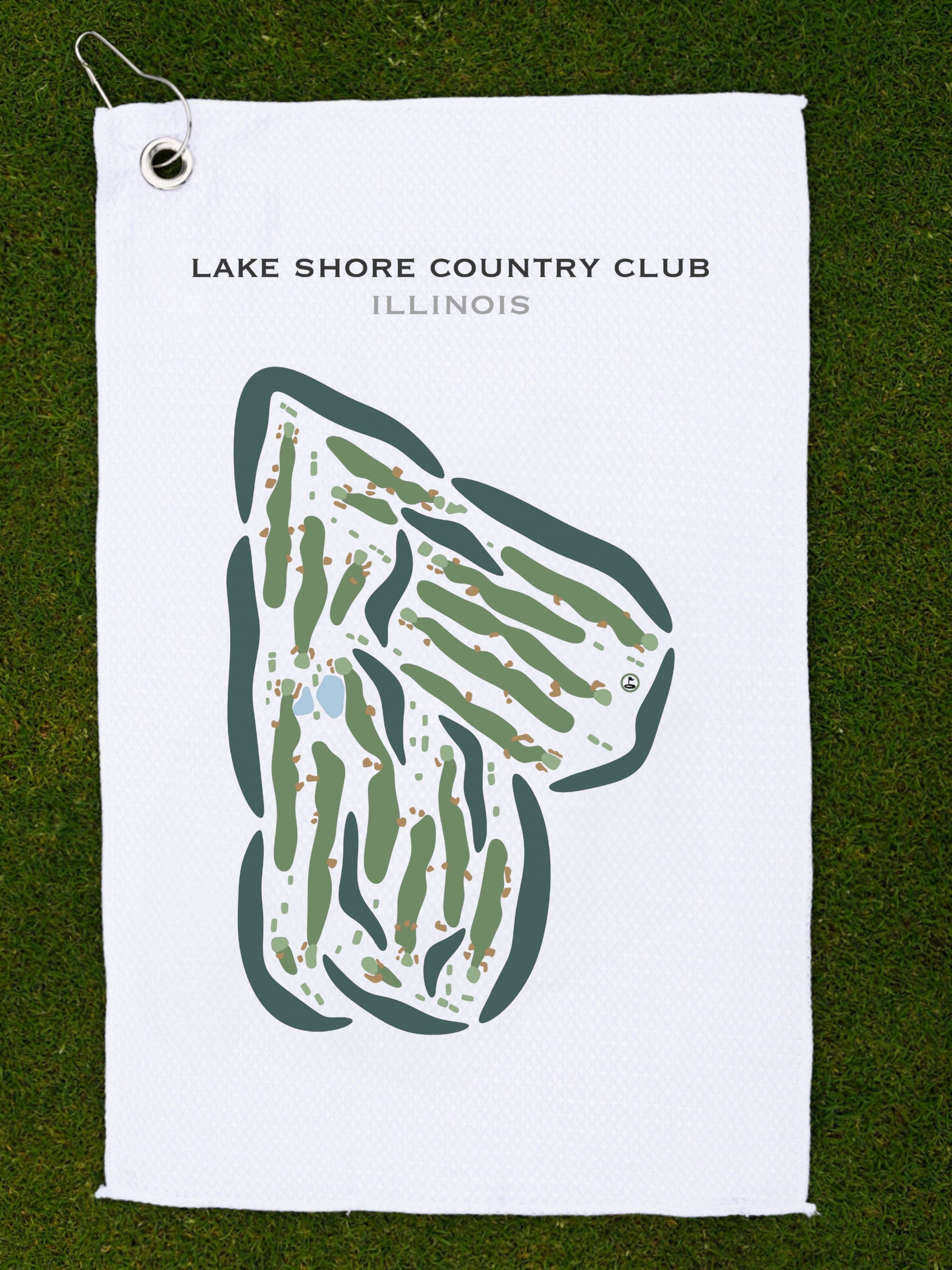 Lake Shore Country Club, Illinois - Printed Golf Courses