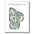 Lake Shore Country Club, Illinois - Printed Golf Courses