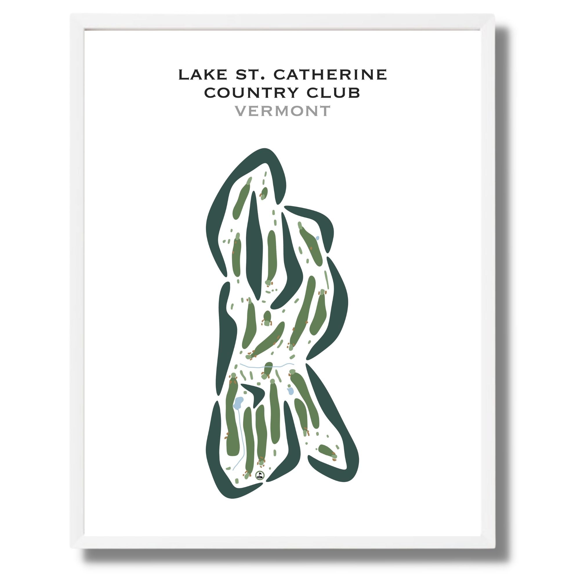 Lake St. Catherine Country Club, Vermont - Printed Golf Courses